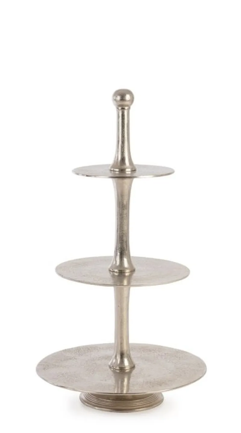 Sale Bizzotto ALZATA 3P DECORATIVA MALLET ARGENTO H82