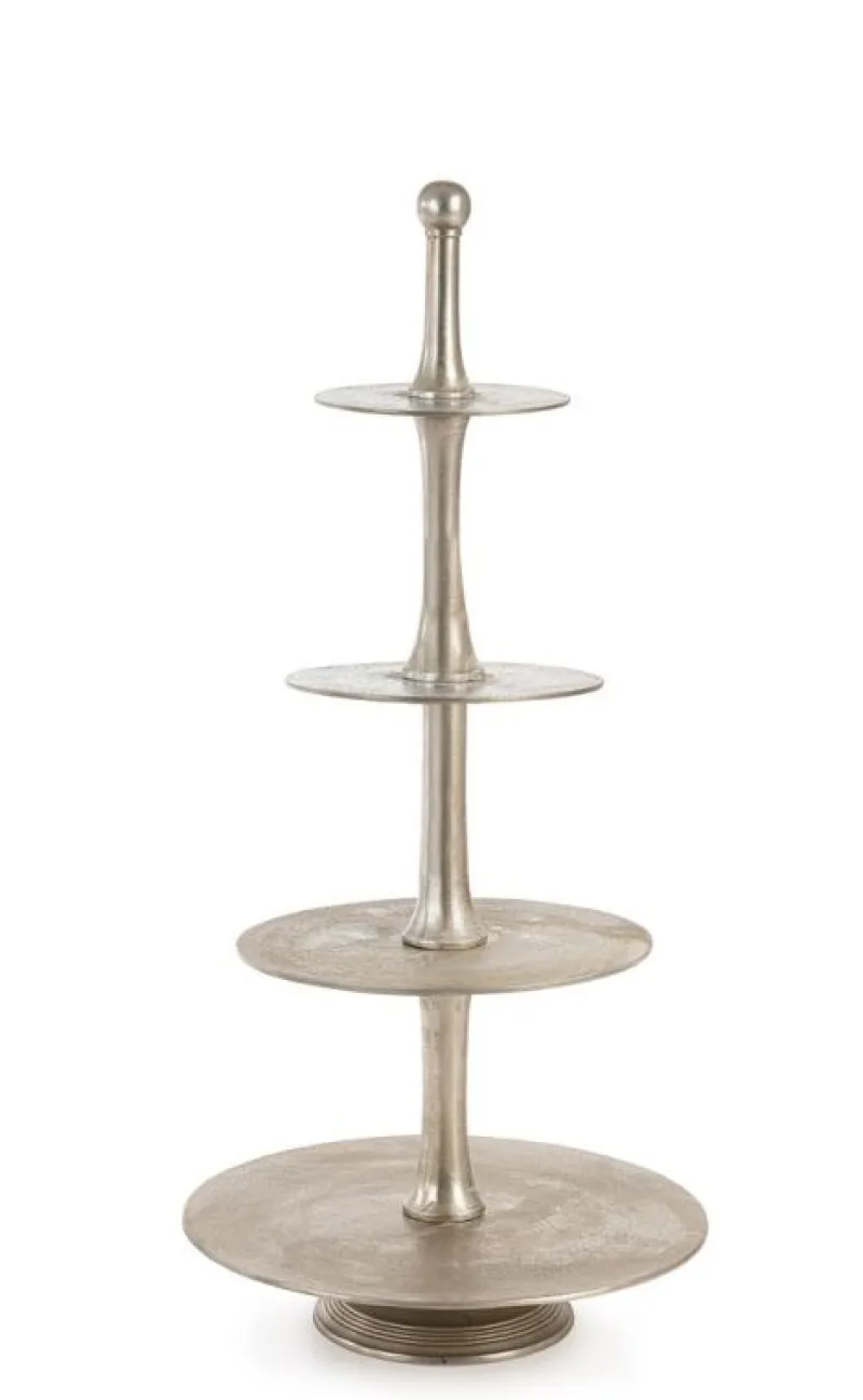 Best Bizzotto ALZATA 4P DECORATIVA MALLET ARGENTO H123