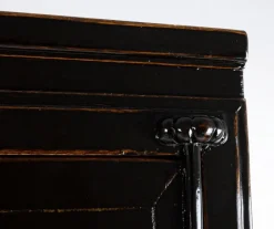 Outlet Bizzotto ARMADIO IN LEGNO NERO - JINAN