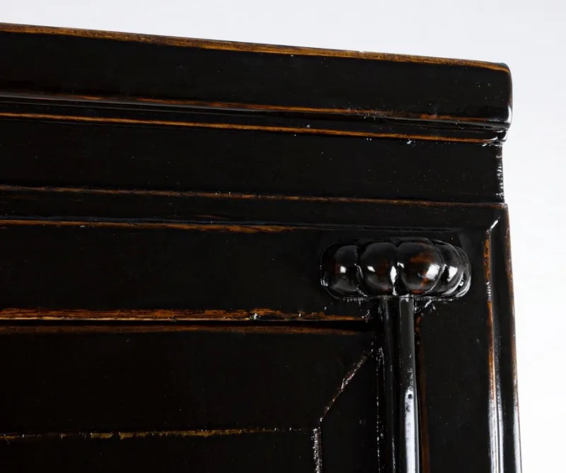 Outlet Bizzotto ARMADIO IN LEGNO NERO - JINAN