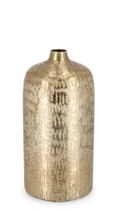 Bizzotto BOTTIGLIA DECORATIVA LATHE ORO H38