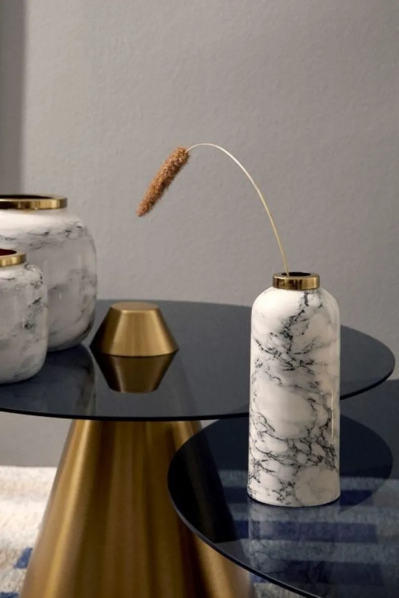 Hot Bizzotto BOTTIGLIA DECORATIVA MARSHA BIANCO H20