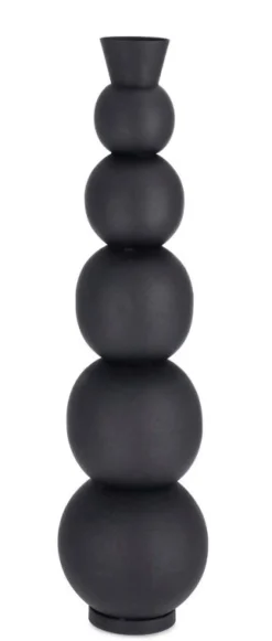 Bizzotto BOTTIGLIA DECORATIVA RIDHI NERO H76