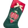 New Bizzotto CALZA FESTIVE ROSSO-VERDE 45X28