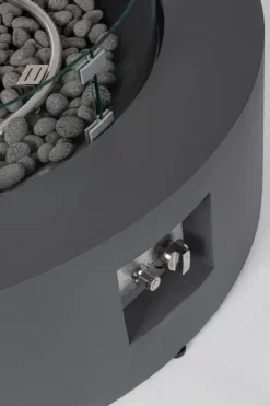 Clearance Bizzotto CAMINO A GAS WOLKE GRIGIO SCURO D104