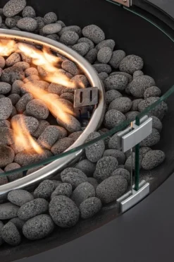 Clearance Bizzotto CAMINO A GAS WOLKE GRIGIO SCURO D104