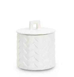 Best Bizzotto CANDELA C-COPERCHIO TWINE BIANCO Ø9,5