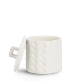 Best Bizzotto CANDELA C-COPERCHIO TWINE BIANCO Ø9,5