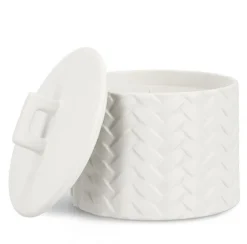 Bizzotto CANDELA C-COPERCHIO TWINE BIANCO Ø14,5