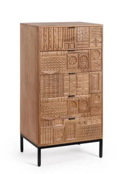 Discount Bizzotto CASSETTIERA 5C KINDIA