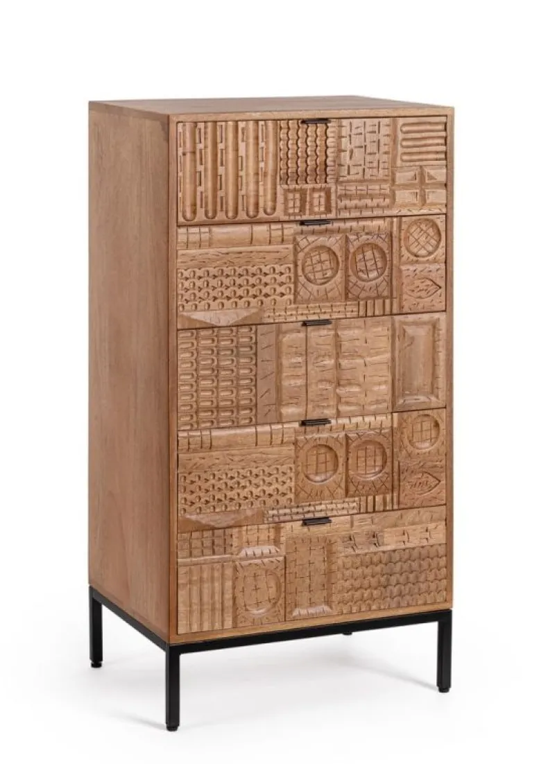 Discount Bizzotto CASSETTIERA 5C KINDIA