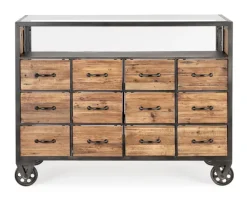 Hot Bizzotto CASSETTIERA 12C MINDIL C-RUOTE H95,5