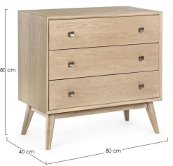 Discount Bizzotto CASSETTIERA IN LEGNO - ALANNIS