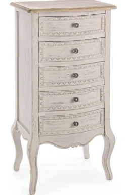 Discount Bizzotto CASSETTIERA IN LEGNO 5 CASSETTI - CLARISSE