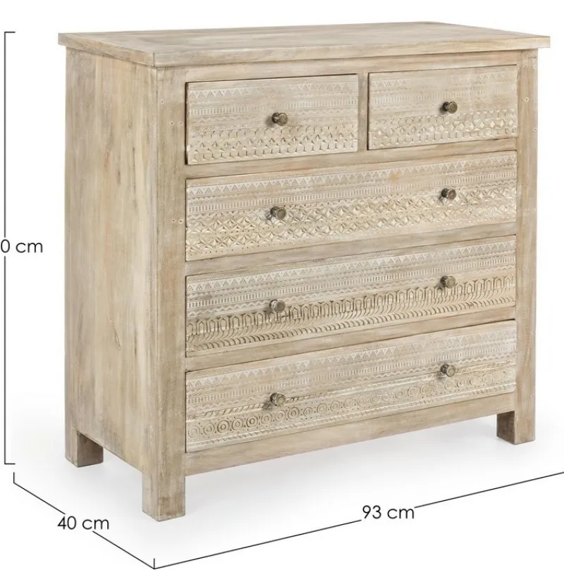 Discount Bizzotto CASSETTIERA IN LEGNO - MAYRA