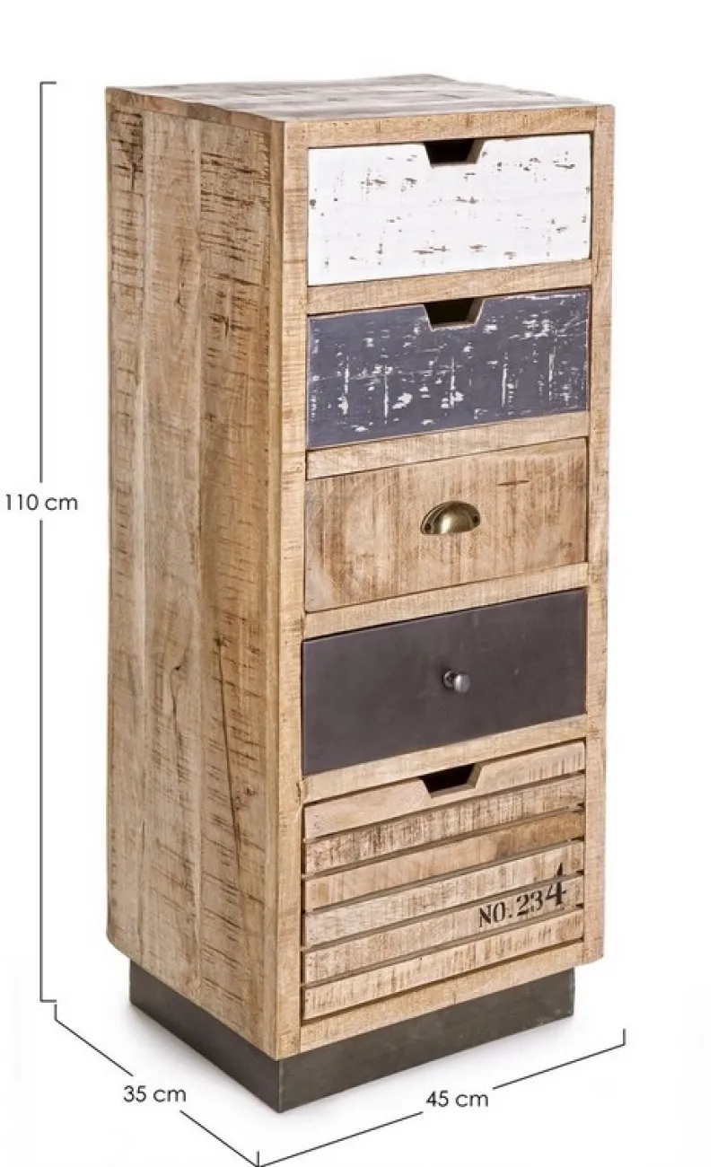 New Bizzotto CASSETTIERA IN LEGNO - TUDOR