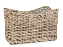 Clearance Bizzotto CESTA HARIS RETT GRIGIO 100X65H