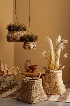 Best Bizzotto CESTA SOSP. YULIA NATURALE D40X20H