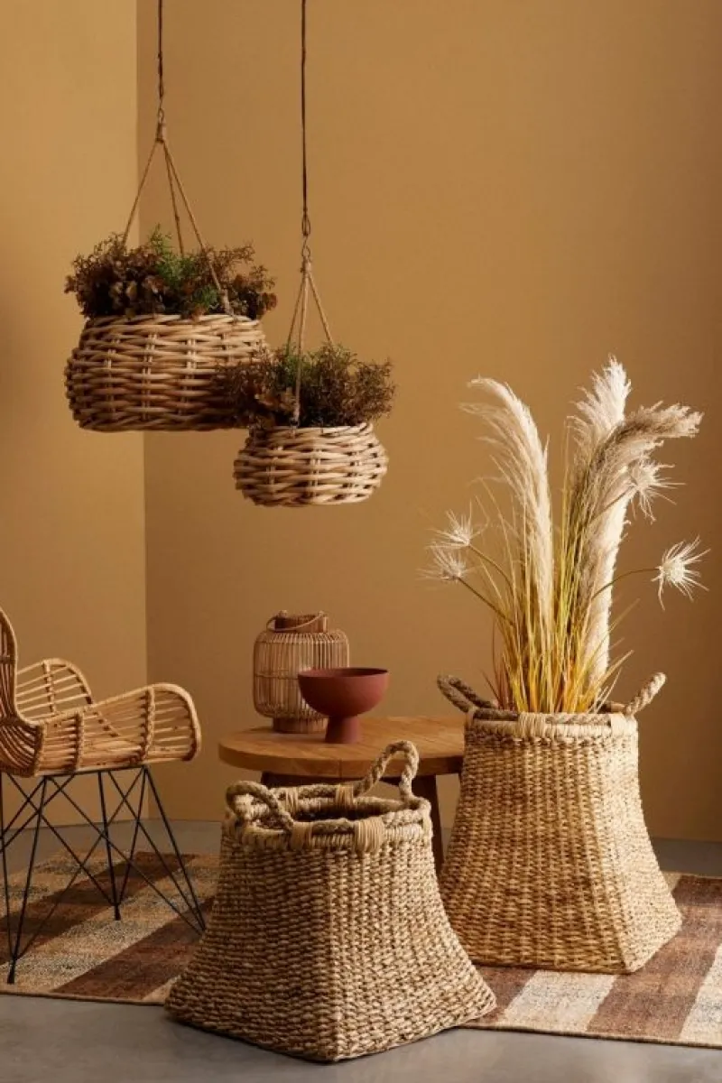 Best Bizzotto CESTA SOSP. YULIA NATURALE D40X20H