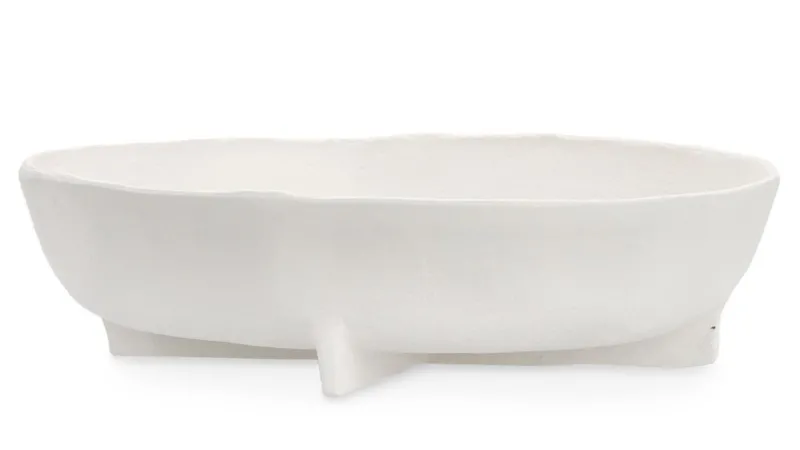 Online Bizzotto CIOTOLA DECORATIVA HISAR BIANCO 31X30,5