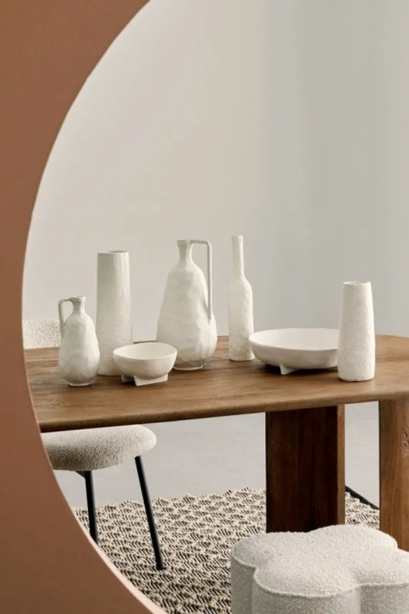 Online Bizzotto CIOTOLA DECORATIVA HISAR BIANCO 31X30,5