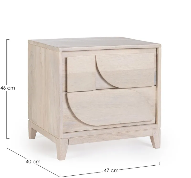 Clearance Bizzotto COMODINO IN LEGNO - ARCHITA