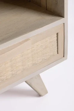 Discount Bizzotto COMODINO IN LEGNO - SAHANA