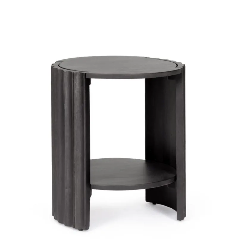 Discount Bizzotto COMODINO ORISSA NERO