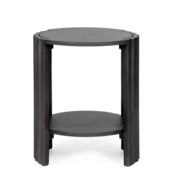 Discount Bizzotto COMODINO ORISSA NERO