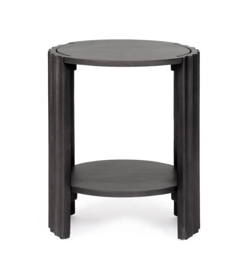 Discount Bizzotto COMODINO ORISSA NERO