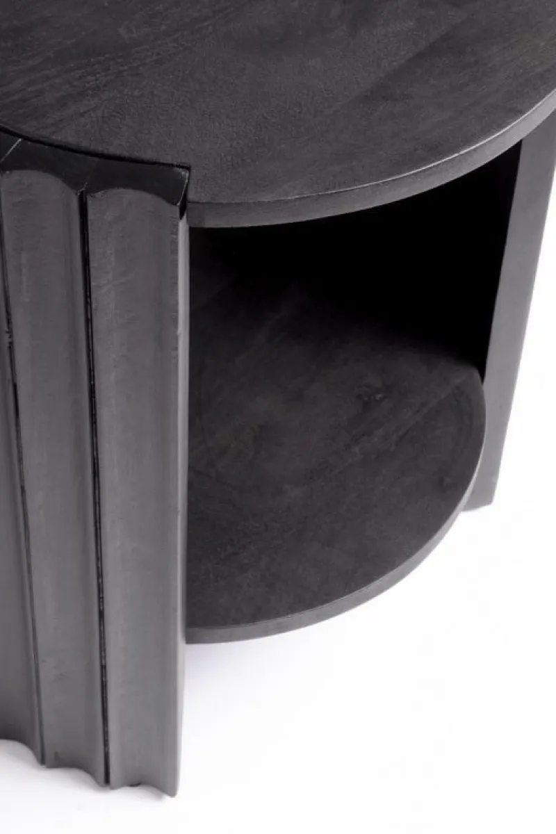 Discount Bizzotto COMODINO ORISSA NERO