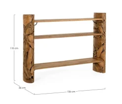 Sale Bizzotto CONSOLLE ARWOOD NATURALE 156X36