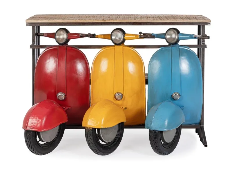 Bizzotto CONSOLLE BAR TRIS VESPA COLOR
