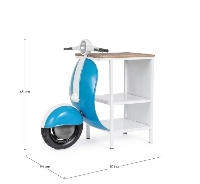 Discount Bizzotto CONSOLLE BAR VESPA BLU