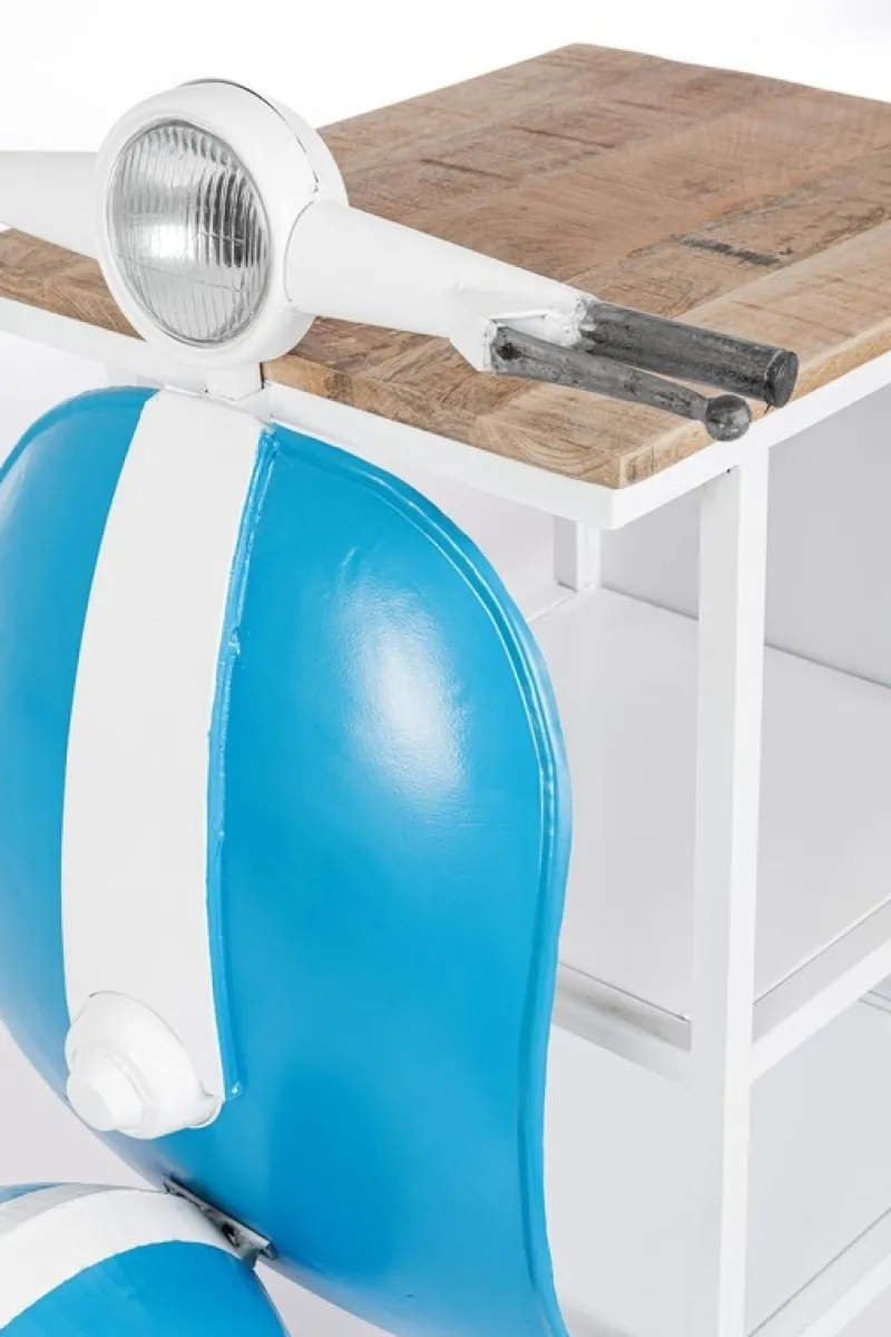 Discount Bizzotto CONSOLLE BAR VESPA BLU