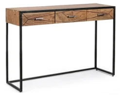 Clearance Bizzotto CONSOLLE IN LEGNO 3 CASSETTI - EGON
