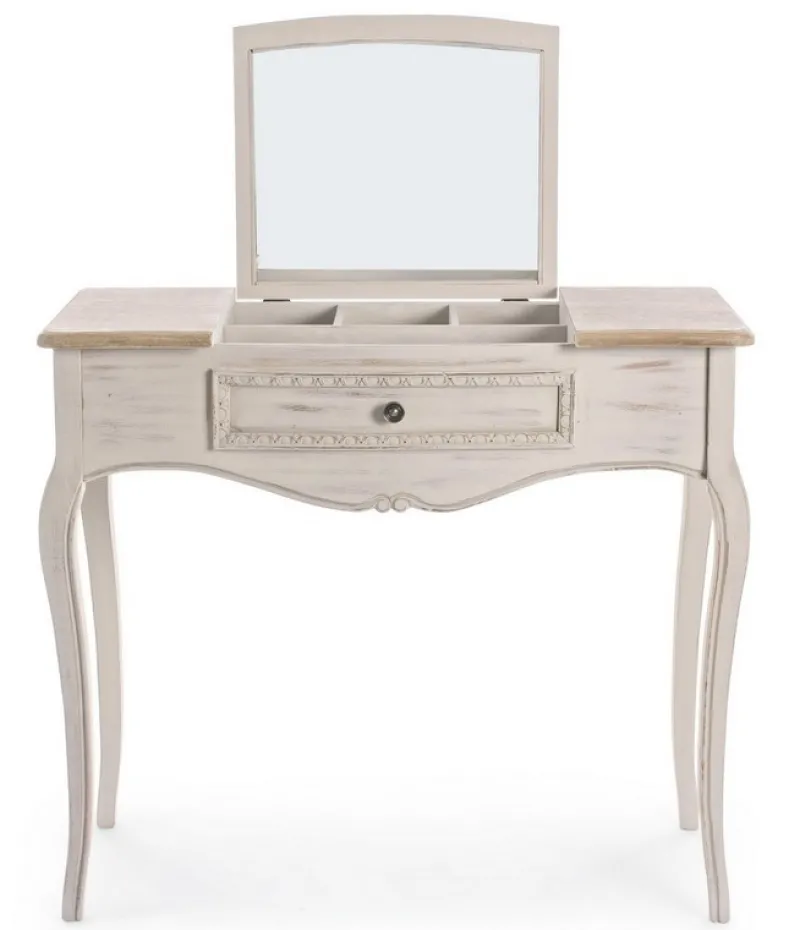 Clearance Bizzotto CONSOLLE IN LEGNO CON SPECCHIO - CLARISSE