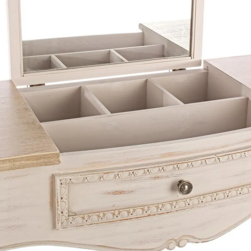 Clearance Bizzotto CONSOLLE IN LEGNO CON SPECCHIO - CLARISSE