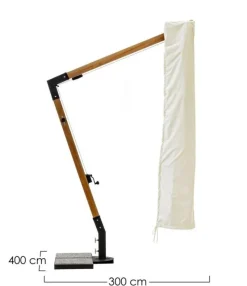 Clearance Bizzotto COPRI OMBRELLONE IN POLIESTERE 3X4 - CAPUA