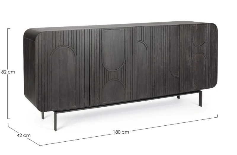 Sale Bizzotto CREDENZA 4 ANTE IN LEGNO - ORISSA