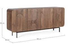 Best Bizzotto CREDENZA 4 ANTE IN LEGNO - ORISSA