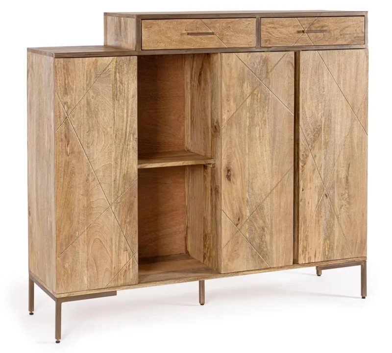 Bizzotto CREDENZA ALTA IN LEGNO - JAIDEV