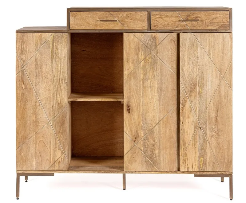 Bizzotto CREDENZA ALTA IN LEGNO - JAIDEV