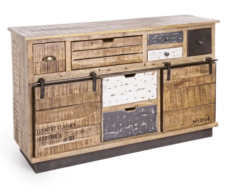 Outlet Bizzotto CREDENZA IN LEGNO 2 ANTE - TUDOR