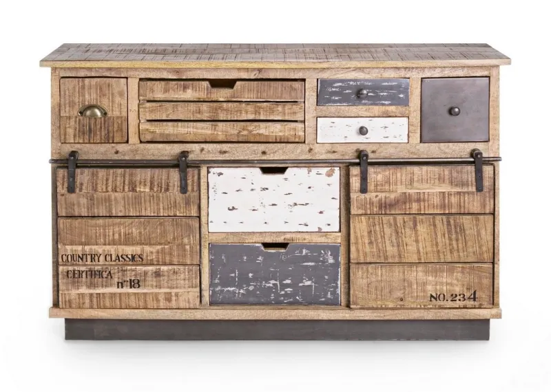 Outlet Bizzotto CREDENZA IN LEGNO 2 ANTE - TUDOR