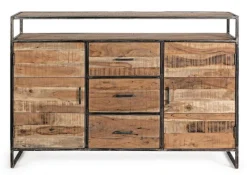 Clearance Bizzotto CREDENZA IN LEGNO 2 ANTE - ELMER