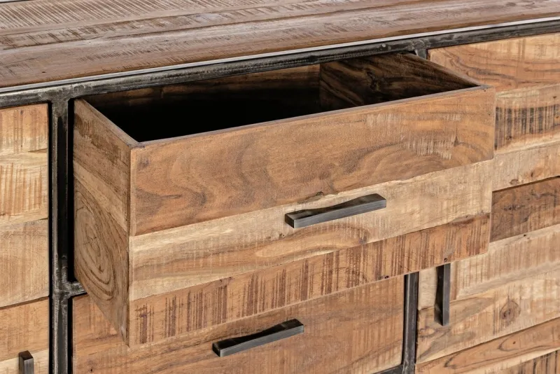 Clearance Bizzotto CREDENZA IN LEGNO 2 ANTE - ELMER