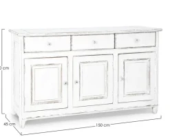 Best Bizzotto CREDENZA IN LEGNO 3 ANTE - COLETTE