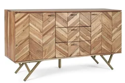 Discount Bizzotto CREDENZA IN LEGNO 2 ANTE - RAIDA