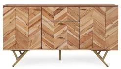 Discount Bizzotto CREDENZA IN LEGNO 2 ANTE - RAIDA